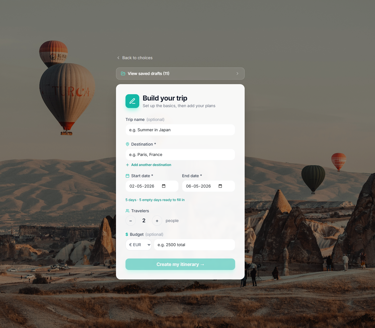 The Best Free Itinerary Builder in 2026. Plan Any Trip Without Spending ...
